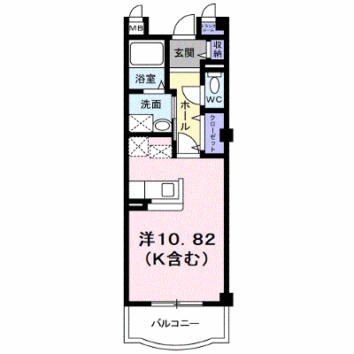 プリュジュール 103【管理NO：1-012436001-01030】 ★家具家電は申し込み後に搬入します★ ★2026年10月中旬入居可能★の物件画像