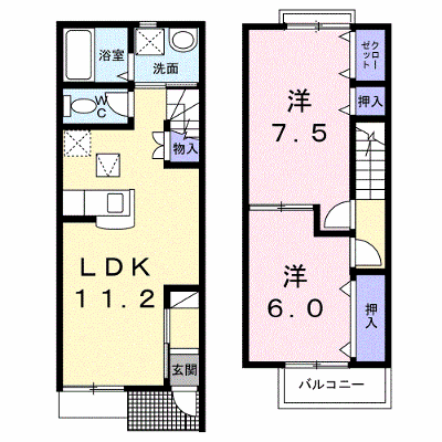 Ｒｉｖｅｒ　Ｉｓｌａｎｄ　Ⅰ 105【管理NO：1-099267101-01040】 ★家具家電は申し込み後に搬入します★の物件画像