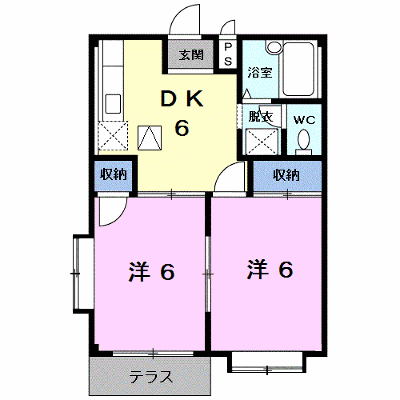 エルディム栗木山 103【管理NO：1-003125201-01030】 ★家具家電は申し込み後に搬入します★ ★2026年10月中旬入居可能★の物件画像