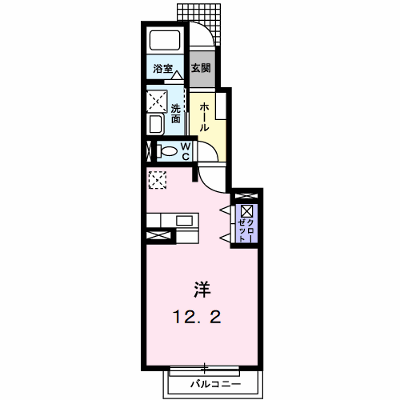 レストプレイスⅡ 102【管理NO：1-013934401-01020】 ★家具家電は申し込み後に搬入します★ ★2026年09月中旬入居可能★の物件画像