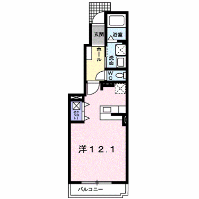 サンリットヒル 102【管理NO：1-015040901-01020】 ★家具家電は申し込み後に搬入します★の物件画像