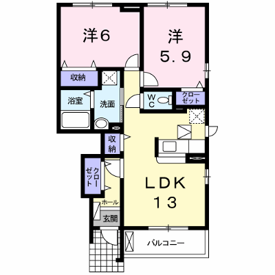 フリーデ 102【管理NO：1-016532901-01020】 ★家具家電は申し込み後に搬入します★ ★2026年10月下旬入居可能★の物件画像