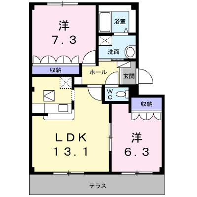 ウエルシード 102【管理NO：1-099233801-01020】 ★家具家電は申し込み後に搬入します★ ★2026年10月中旬入居可能★の物件画像