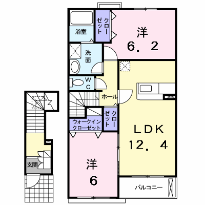 グランデ・ピーノ 203【管理NO：1-013993201-02030】 ★家具家電は申し込み後に搬入します★ ★2026年11月中旬入居可能★の物件画像
