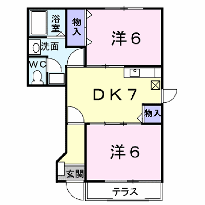 サンウエスト　カワセ 103【管理NO：1-010635601-01030】 ★家具家電は申し込み後に搬入します★ ★2026年10月中旬入居可能★の物件画像