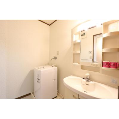 リッツ西蒲田　3Bタイプ　【ダブルベッド】【2人掛けソファ】【ダイニングテーブル】の物件画像