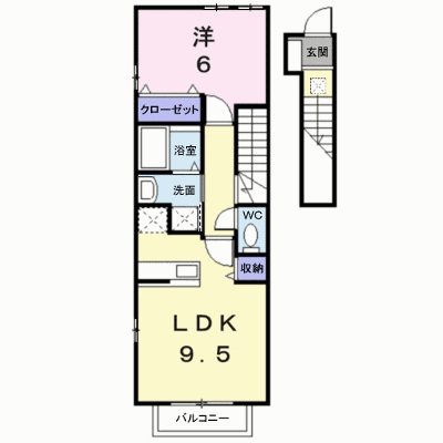 アンジェリート 205【管理NO：1-013439501-02040】 ★家具家電は申し込み後に搬入します★の物件画像