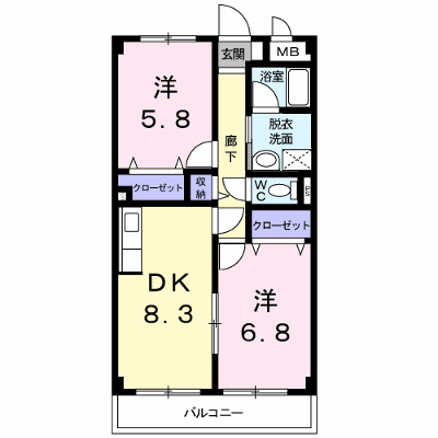 レカレクション 405【管理NO：1-011068401-04040】 ★家具家電は申し込み後に搬入します★ ★2026年10月中旬入居可能★の物件画像