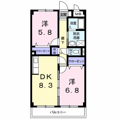 レカレクション 303【管理NO：1-011068401-03030】 ★家具家電は申し込み後に搬入します★ ★2026年10月中旬入居可能★の物件画像