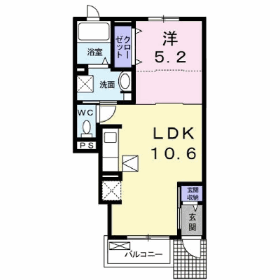 アリエス・コーポ 104【管理NO：1-022681201-01040】 ★家具家電は申し込み後に搬入します★の物件画像