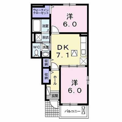 ムックｉｎアサカⅡ 104【管理NO：1-017711501-01040】 ★家具家電は申し込み後に搬入します★ ★2026年10月中旬入居可能★の物件画像