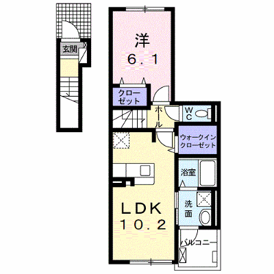チェルシー 202【管理NO：1-027412001-02020】 ★家具家電は申し込み後に搬入します★の物件画像