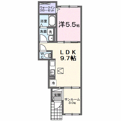 ピュアドリーム 103【管理NO：1-027717701-01030】 ★家具家電は申し込み後に搬入します★の物件画像