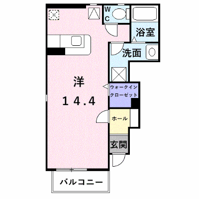メゾンカルムⅡ 101【管理NO：1-012725602-01010】 ★家具家電は申し込み後に搬入します★ ★2026年10月下旬入居可能★の物件画像