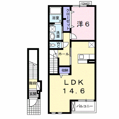 コルテーゼ　Ⅲ 202【管理NO：1-020839002-02020】 ★家具家電は申し込み後に搬入します★ ★2026年10月中旬入居可能★の物件画像