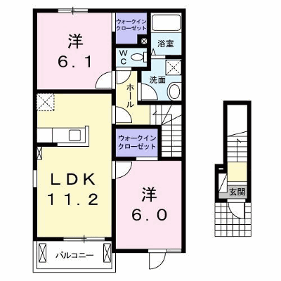 フリーデ 201【管理NO：1-018597901-02010】 ★家具家電は申し込み後に搬入します★ ★2026年11月中旬入居可能★の物件画像