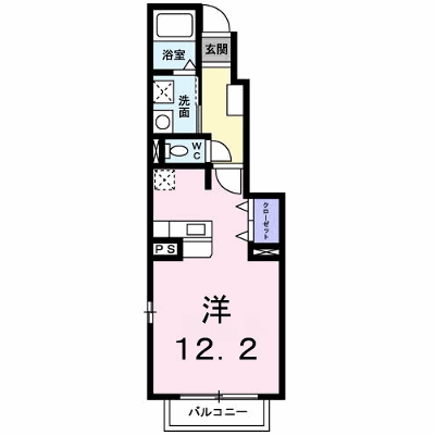 松岡ハイツ　Ｂ 104【管理NO：1-014536202-01040】 ★家具家電は申し込み後に搬入します★ ★2026年10月上旬入居可能★の物件画像