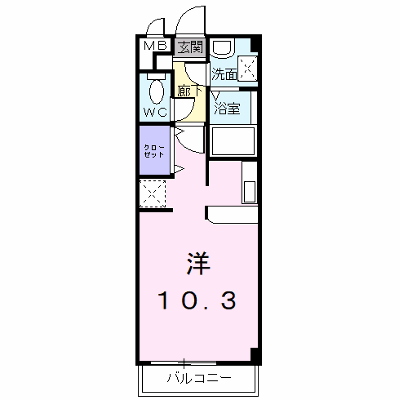 グラン・フィオーレ 203【管理NO：1-012273701-02030】 ★家具家電は申し込み後に搬入します★ ★2026年10月中旬入居可能★の物件画像