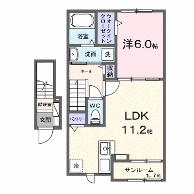 皆実６丁目アパート 202【管理NO：1-028825101-02020】 ★家具家電は申し込み後に搬入します★ ★2027年02月上旬入居可能★の物件画像