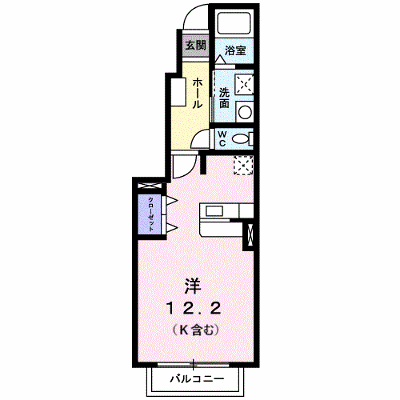 ヴァルムベルクＢ 103【管理NO：1-014379301-01030】 ★家具家電は申し込み後に搬入します★ ★2026年10月下旬入居可能★の物件画像