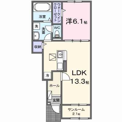 嘉川アパートＢ 104【管理NO：1-028709302-01040】 ★家具家電は申し込み後に搬入します★ ★2027年02月下旬入居可能★の物件画像
