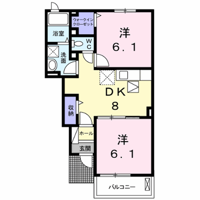 メゾンドペシェ 102【管理NO：1-023044101-01020】 ★家具家電は申し込み後に搬入します★の物件画像
