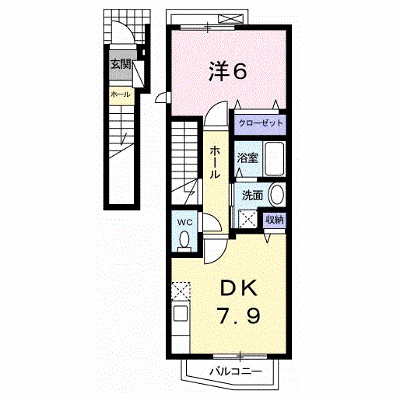 ベルニーニ 202【管理NO：1-016417201-02020】 ★家具家電は申し込み後に搬入します★ ★2026年10月中旬入居可能★の物件画像