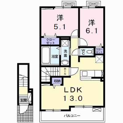 ボスカート　Ｋ．Ⅲ 203【管理NO：1-027218503-02030】 ★家具家電は申し込み後に搬入します★ ★2026年12月中旬入居可能★の物件画像