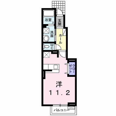 メゾンカメリアⅡ 102【管理NO：1-019341801-01020】 ★家具家電は申し込み後に搬入します★ ★2026年10月中旬入居可能★の物件画像