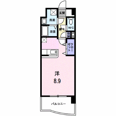 フォーウィルズコート 407【管理NO：1-013963101-04070】 ★家具家電は申し込み後に搬入します★ ★2026年10月中旬入居可能★の物件画像
