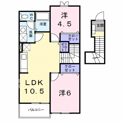 レイベルポート松元Ａ棟 204【管理NO：1-012307301-02040】 ★家具家電は申し込み後に搬入します★ ★2026年10月中旬入居可能★の物件画像