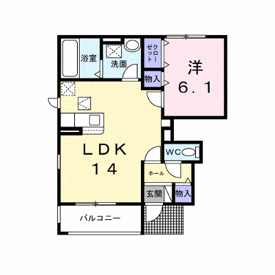 グランブルー 101【管理NO：1-027571301-01010】 ★家具家電は申し込み後に搬入します★ ★2026年09月下旬入居可能★の物件画像