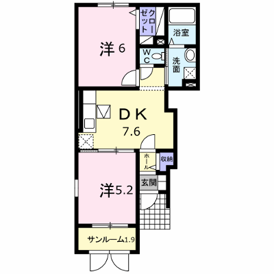 シャルマン中沢Ⅰ 101【管理NO：1-015647801-01010】 ★家具家電は申し込み後に搬入します★ ★2026年10月中旬入居可能★の物件画像