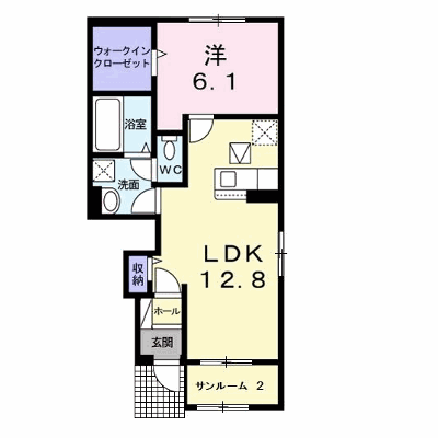ビラビスタ館山那古Ⅰ 103【管理NO：1-026509301-01030】 ★家具家電は申し込み後に搬入します★ ★2026年09月下旬入居可能★の物件画像