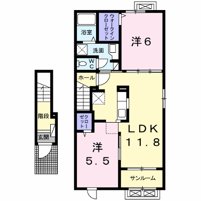 リブ・ルーチェ 206【管理NO：1-023694801-02050】 ★家具家電は申し込み後に搬入します★の物件画像