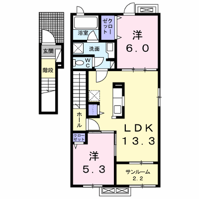 ＬＩＢＲＥ＆ＤＥＭＥＵＲＥⅡ 201【管理NO：1-023916601-02010】 ★家具家電は申し込み後に搬入します★ ★2026年10月上旬入居可能★の物件画像