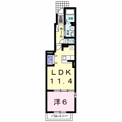 ボニート 101【管理NO：1-017180501-01010】 ★家具家電は申し込み後に搬入します★ ★2026年09月下旬入居可能★の物件画像