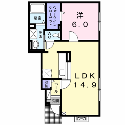 ヴィラ・マリュー 104【管理NO：1-019369801-01040】 ★家具家電は申し込み後に搬入します★ ★2026年09月下旬入居可能★の物件画像
