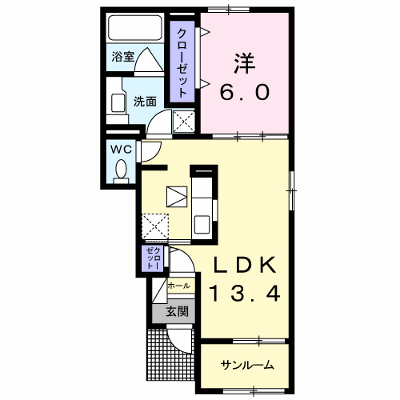 Ｗｉｌｌ　Ⅱ 106【管理NO：1-021127501-01050】 ★家具家電は申し込み後に搬入します★ ★2026年10月下旬入居可能★の物件画像