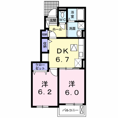 バーミィⅡ 102【管理NO：1-019259104-01020】 ★家具家電は申し込み後に搬入します★ ★2026年10月中旬入居可能★の物件画像