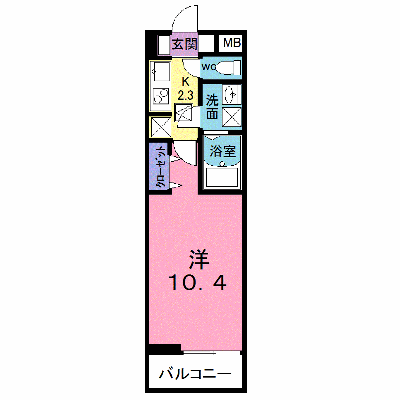 ルーモベルビ・トロア 106【管理NO：1-024190101-01060】 ★家具家電は申し込み後に搬入します★ ★2026年10月中旬入居可能★の物件画像