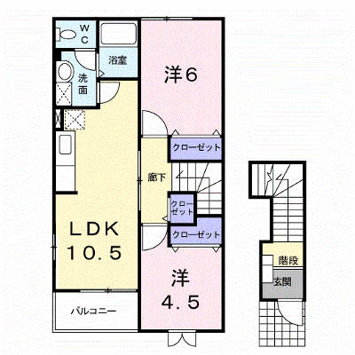 ソレイユＡ 201【管理NO：1-012591701-02010】 ★家具家電は申し込み後に搬入します★ ★2026年12月中旬入居可能★の物件画像