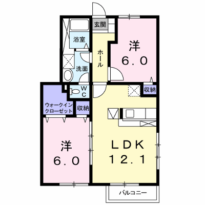 西小路ハイツⅡ 101【管理NO：1-010010802-01010】 ★家具家電は申し込み後に搬入します★ ★2026年10月中旬入居可能★の物件画像