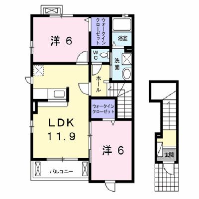 シャインズ　ウィンドⅢ 201【管理NO：1-022537801-02010】 ★家具家電は申し込み後に搬入します★ ★2026年10月中旬入居可能★の物件画像
