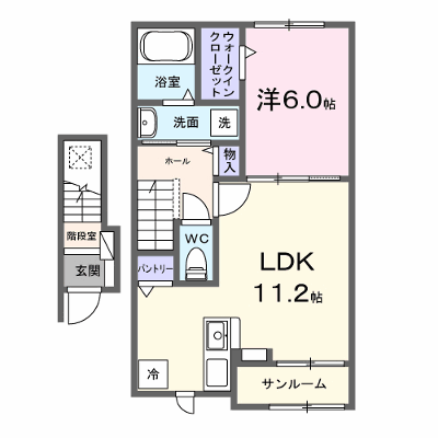グレイス　ヒルズ 203【管理NO：1-028344201-02030】 ★家具家電は申し込み後に搬入します★ ★2026年11月下旬入居可能★の物件画像