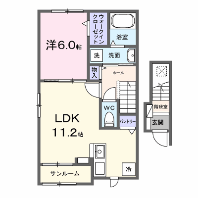グレイス　ヒルズ 201【管理NO：1-028344201-02010】 ★家具家電は申し込み後に搬入します★ ★2026年11月下旬入居可能★の物件画像