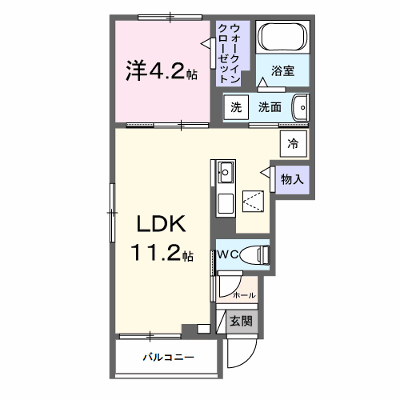 グレイス　ヒルズ 101【管理NO：1-028344201-01010】 ★家具家電は申し込み後に搬入します★ ★2026年11月下旬入居可能★の物件画像