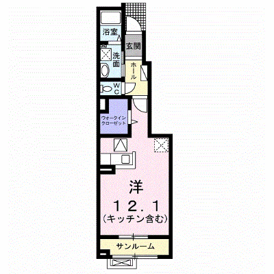 サウス　スプリングⅢ 104【管理NO：1-022736401-01040】 ★家具家電は申し込み後に搬入します★ ★2026年10月中旬入居可能★の物件画像