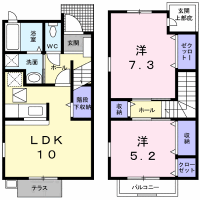 アマリリス 102【管理NO：1-015901501-01020】 ★家具家電は申し込み後に搬入します★ ★2026年10月中旬入居可能★の物件画像