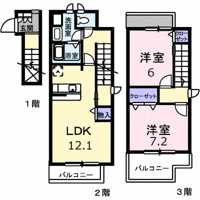 ステイブル神明 201【管理NO：1-013383801-02010】 ★家具家電は申し込み後に搬入します★ ★2026年10月中旬入居可能★の物件画像